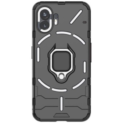 Nothing Phone 2 „Kickstand“ pastiprinātas aizsardzības melns apvalks | Vacins.lv