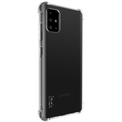 Samsung Galaxy A51 (A515) Imak pastiprinātas aizsardzības cieta silikona (TPU) dzidrs vāciņš | Vacins.lv