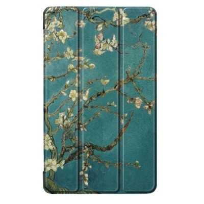 Samsung Galaxy Tab A 8.0 (T290, T295) „Sakura“ кожаный чехол-книжка - цветной | Vacins.lv