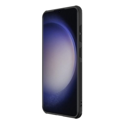 Samsung Galaxy S24 (SM-S921) „Nillkin“ Frosted Shield Pro чёрный чехол | Vacins.lv
