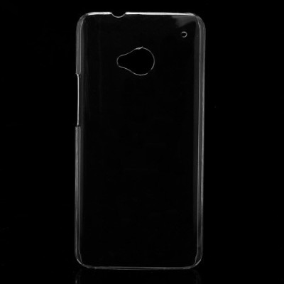 HTC One M7 plastmasas dzidrs (caurspīdīgs) futrālis / Vacins.lv