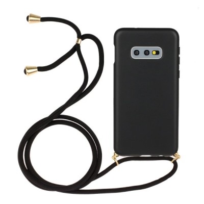 Samsung Galaxy S10e (G970) Strap твердый силиконовый чехол из TPU чёрного цвета | Vacins.lv