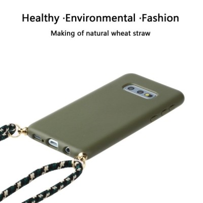 Samsung Galaxy S10e (G970) Strap твердый силиконовый чехол из TPU зелёного цвета | Vacins.lv