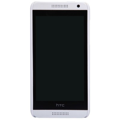 HTC Desire 610 Nillkin Frosted Shield balts plastmasas futrālis + ekrāna aizsargplēve / Vacins.lv