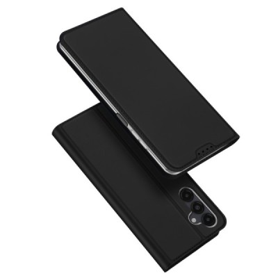 „Dux Ducis“ Skin серии Samsung Galaxy A15 5G (SM-A156B, SM-A155F) открываемый бордовый кожаный чехол - книжка | Vacins.lv