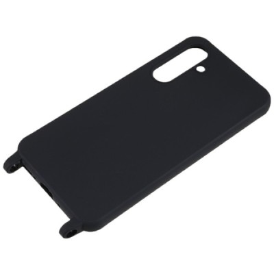 Samsung Galaxy S24 (SM-S921) Strap твердый силиконовый чехол из TPU чёрного цвета | Vacins.lv