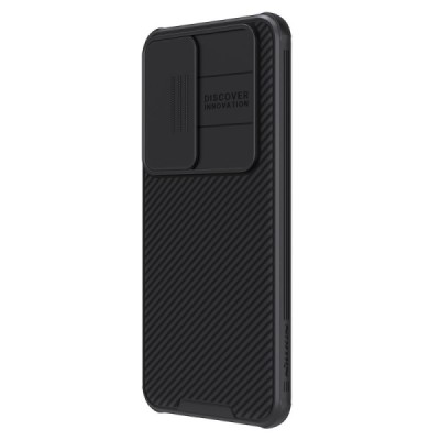 Samsung Galaxy S24 (SM-S921) „Nillkin“ CamShield Pro Magnetic melns apvalks | vacins.lv