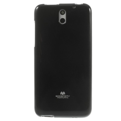 HTC Desire 610 Mercury melns cieta silikona (TPU) futrālis / Vacins.lv