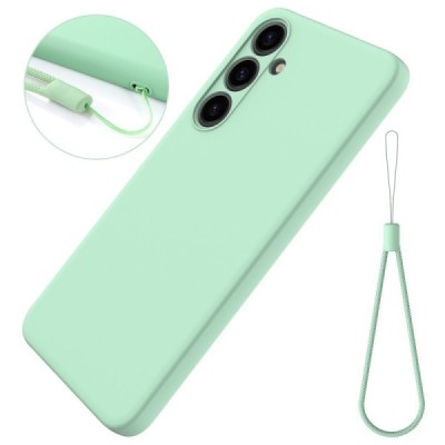 Samsung Galaxy S24 (SM-S921) Shell cieta silikona (TPU) apvalks - zaļš | Vacins.lv