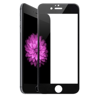 Apple iPhone 6 Plus (iPhone 6s Plus) „Premium“ Tempered Glass melns ekrāna aizsargstikls | Vacins.lv