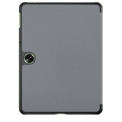 OnePlus Pad Go (Oppo Pad Air 2) открываемый серый кожаный чехол - книжка | Vacins.lv