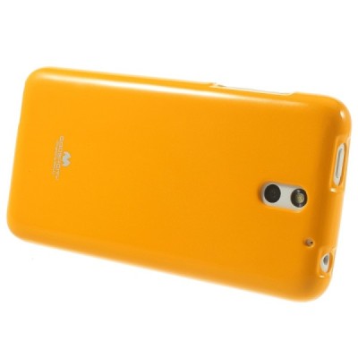 HTC Desire 610 Mercury dzeltens cieta silikona (TPU) futrālis / Vacins.lv