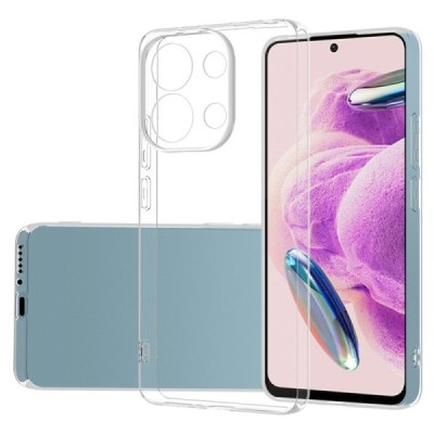 Твердый силиконовый чехол (TPU) для Xiaomi Redmi Note 13 Pro 4G (Poco M6 Pro), прозрачный | Vacins.lv