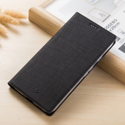 Samsung Galaxy Note 9 (N960F) „Vili“ atvērams melns ādas maciņš | Vacins.lv