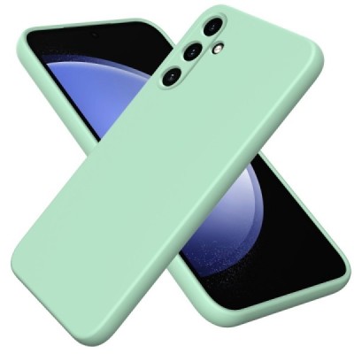 Samsung Galaxy A55 5G (SM-A556E) Shell (TPU) твердый силиконовый чехол - зелёный | Vacins.lv
