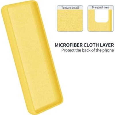 OnePlus Nord CE 3 Lite 5G Shell cieta silikona (TPU) apvalks - dzeltens | vacins.lv