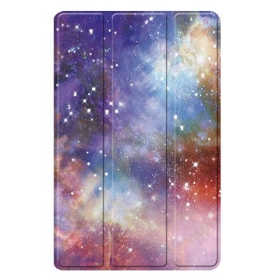 Samsung Galaxy Tab A11+ / A9+ „Cosmo“ цветной кожаный чехол-книжка (складной) | Vacins.lv