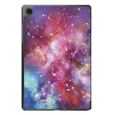 Samsung Galaxy Tab A11+ / A9+ „Cosmo“ цветной кожаный чехол-книжка (складной) | Vacins.lv