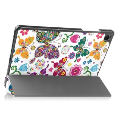 Samsung Galaxy Tab A11+ / A9+ „Butterflies“ atvēramais krāsains, maciņš | Vacins.lv