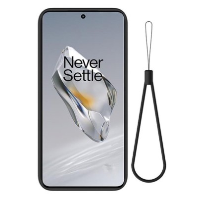 OnePlus 12 Shell (TPU) твердый силиконовый чехол - чёрный | Vacins.lv