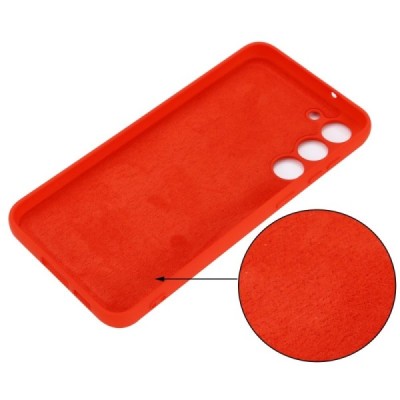 Samsung Galaxy S23 (SM-S911) Shell (TPU) твердый силиконовый чехол - красный | Vacins.lv