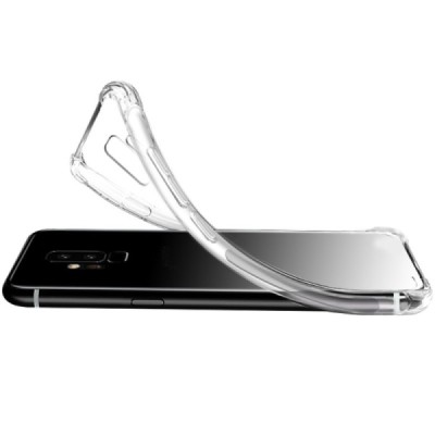 Google Pixel 3a Imak усиленный твердый силиконовый чехол TPU прозрачный, задняя часть + защитная пленка для экрана | Vacins.lv