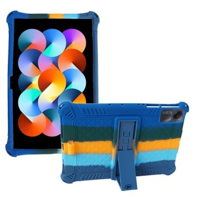 Xiaomi Redmi Pad SE 11" „Popit“ Bubble Kickstand zils mīksta silikona (TPU) apvalks | Vacins.lv