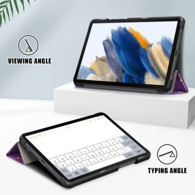 Samsung Galaxy Tab A11 / A9 atvēramais „Cosmo“ krāsains, maciņš | Vacins.lv