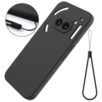 Nothing Phone 2a (2a Plus) Shell (TPU) твердый силиконовый чехол - чёрный | Vacins.lv