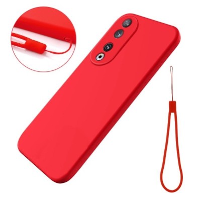 Huawei Honor 90 Shell (TPU) твердый силиконовый чехол - красный | Vacins.lv