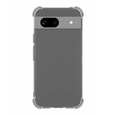 Улучшенная защита Google Pixel 8A прозрачный чехол из твердого силикона (TPU) | Vacins.lv