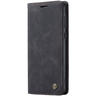 Samsung Galaxy A55 5G (SM-A556) CaseMe Retro открываемый, Чёрного цвета, кожаный чехол – книжка | Vacins.lv