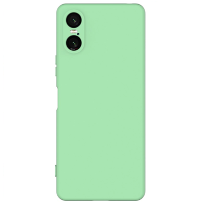 Sony Xperia 10 VI Shell cieta silikona (TPU) apvalks - zaļš | vacins.lv