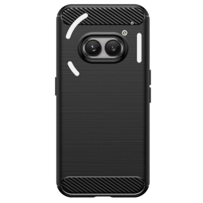 Nothing Phone 2a (2a Plus) "Carbon" cieta silikona (TPU) melns apvalks | Vacins.lv