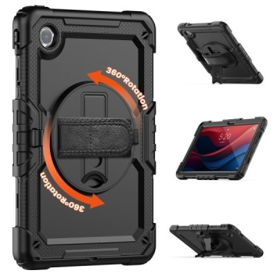 Lenovo Tab M11 (TB330FU) усиленная защита - черный (360°), чехол – вставка | Vacins.lv