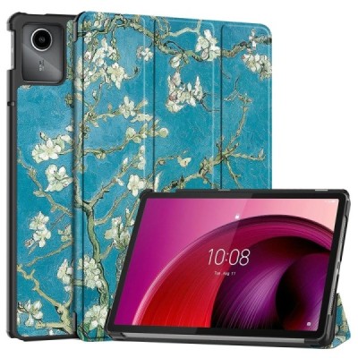 Lenovo Tab M11 (TB330FU) „Sakura“ atvēramais krāsains maciņš | Vacins.lv
