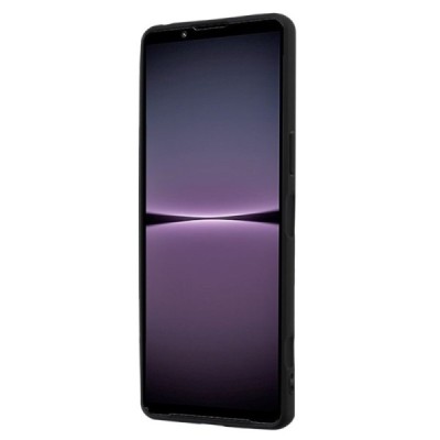 Sony Xperia 1 VI „Kickstand“ (TPU) твордий, черный силиконовый чехол | Vacins.lv