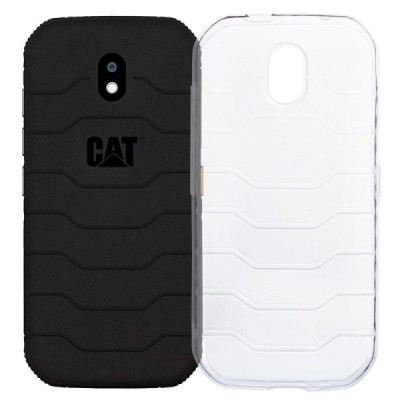 Улучшенная защита Cat S42 прозрачный чехол из твердого силикона (TPU) | Vacins.lv