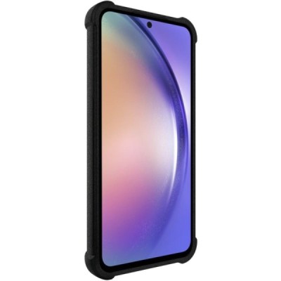 Samsung Galaxy A55 5G (SM-A556) Imak усиленный твердый силиконовый чехол TPU - чёрный | Vacins.lv