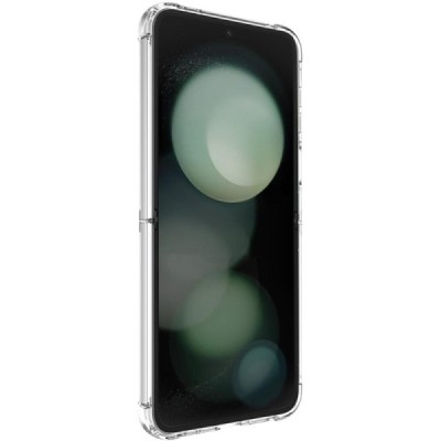 Твердый силиконовый „Imak“ чехол (TPU) для Samsung Galaxy Flip7 FE / Flip6, прозрачный | Vacins.lv