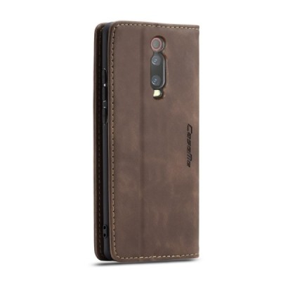 Xiaomi Mi 9T (Mi 9T Pro) CaseMe Retro solīds atvēramais ādas brūns maciņš - maks | Vacins.lv