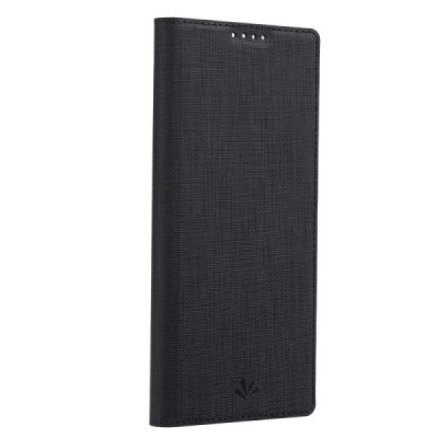 Sony Xperia 1 VI „Vili“ открываемый чёрный чехол - книжка | Vacins.lv