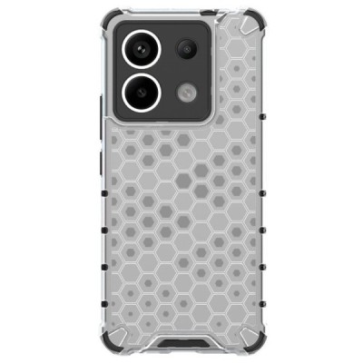 Honeycomb усиленная защита Xiaomi Redmi Note 13 Pro 5G (Poco X6 5G) прозрачный твердый силикон (TPU) и пластиковый корпус | Vaci