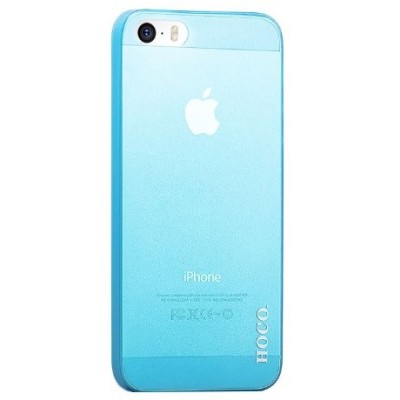 Hoco Thin Apple iPhone 5S zils dzidrs plastmāsas plāns futrālis / Vacins.lv