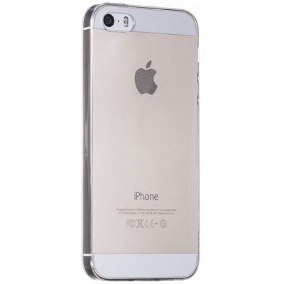 Hoco Light Apple iPhone 5S balts dzidrs silikona futrālis / Vacins.lv