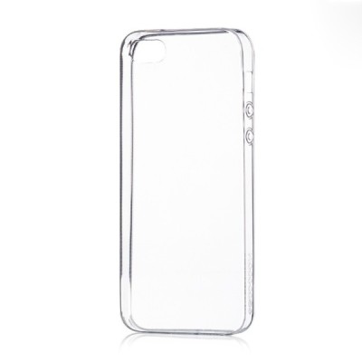 Hoco Light Apple iPhone 5S balts dzidrs silikona futrālis / Vacins.lv