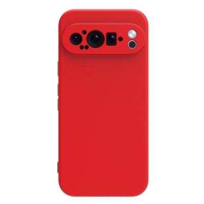Google Pixel 9 Pro Shell cieta silikona (TPU) apvalks - sarkans | vacins.lv