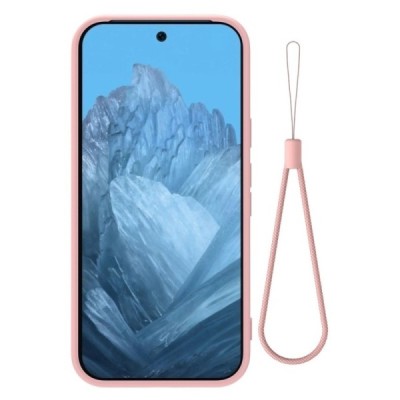 Google Pixel 9 Pro Shell cieta silikona (TPU) apvalks - rozs | vacins.lv