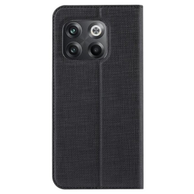 OnePlus 10T „Vili“ atvērams melns ādas maciņš | Vacins.lv