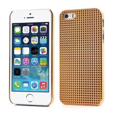 Zelts stilīgs reljefa 3D Apple iPhone 5 apvalks / Vacins.lv